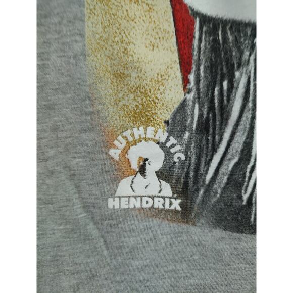 Jimmy Hendrix Authentic Men's Gray T-Shirt Cotton Nice Crew Neck - Medium - Picture 2 of 7